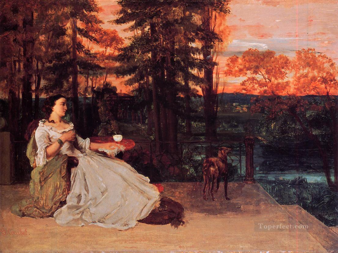 The Lady of Frankfurt Gustave Courbet 1858 Realist Realism painter Gustave Courbet Oil Paintings